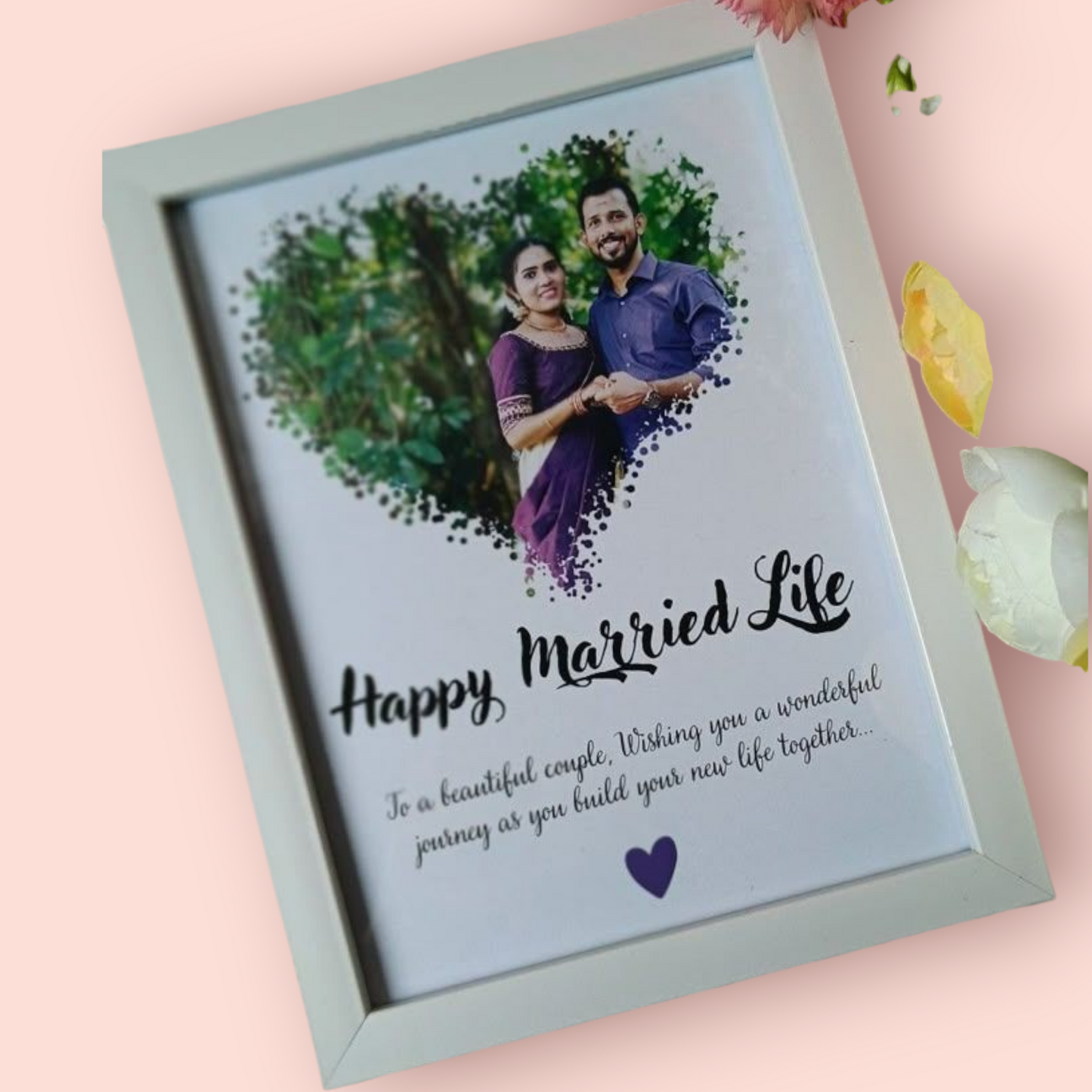 Custom Personalized Photo Frames - Birthday, Wedding & Love Keepsakes