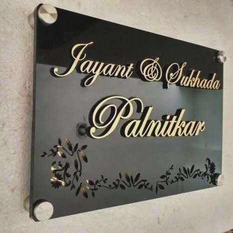 Custom Acrylic Name Plates for Home & Office